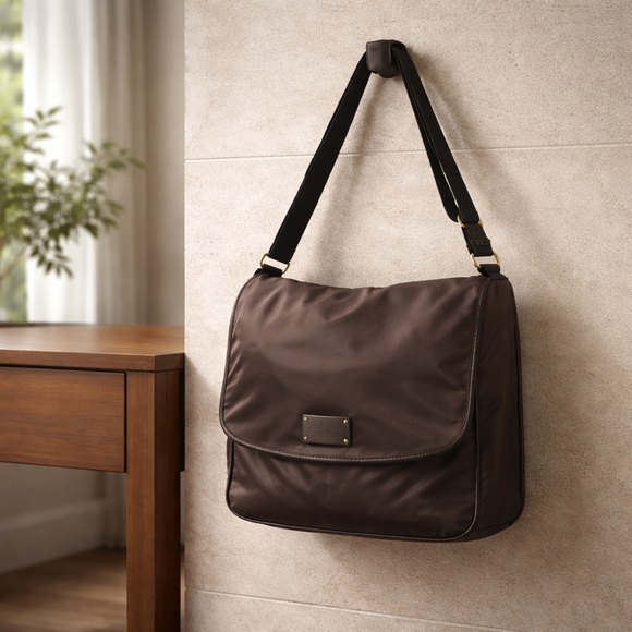 kate spade new york Handbags - Kate Spade Messenger/Diaper Nylon Bag Brown/green